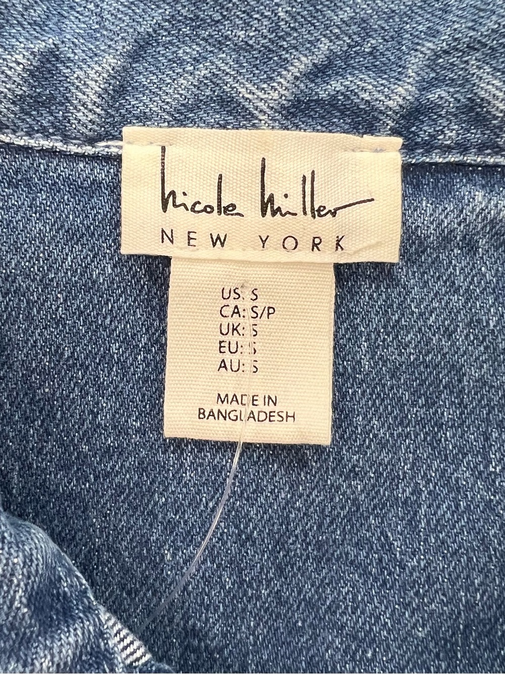 !! MAKE AN OFFER !! DO NOT wait get this Ncole Miller Sz Small Denim Jacket toda - Picture 6 of 6